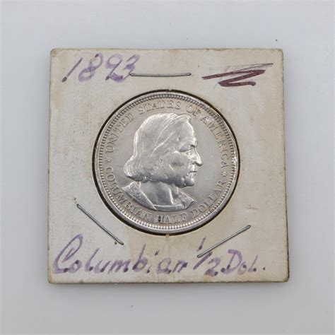 1893 World's Columbian Exposition Silver Half Dollar | Property Room