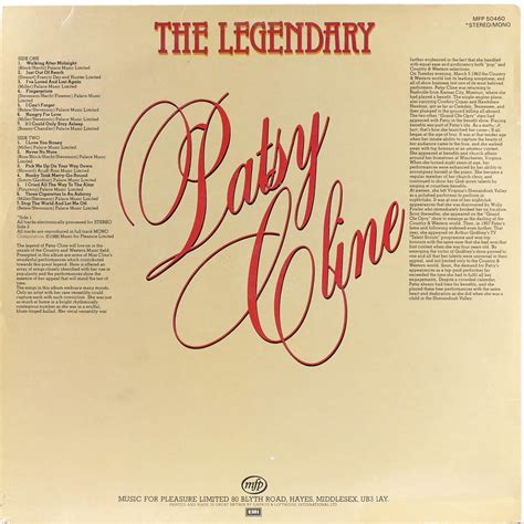 Image result for CD Legendary Patsy Cline