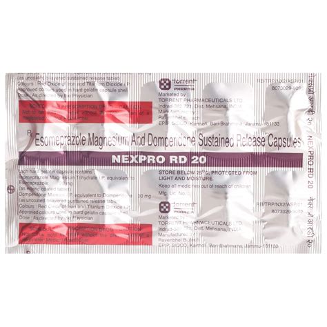 Nexpro Rd 20 - Strip of 10 Capsules : Amazon.in: Fashion
