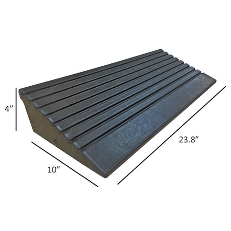Electriduct Cable Ramp, 4 in H, 10 in L, 23.80 in W, Rubber CR-RPS-CURB ...
