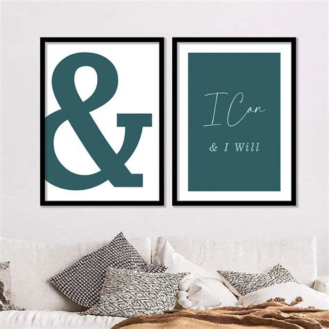 Motivational Quotes Framed Posters for Home and Office Decor - Wall Art ...