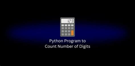 Python Program to Count Number of Digits in a Float 的图像结果