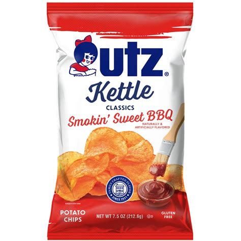 Utz Kettle Classics Potato Chips Smokin Sweet BBQ – Utz Quality Foods