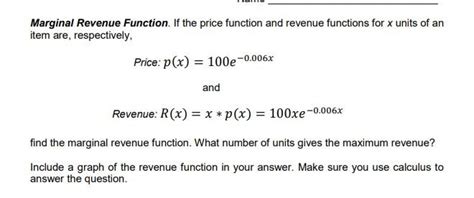Image result for Marginal Revenue Function Desmos Example