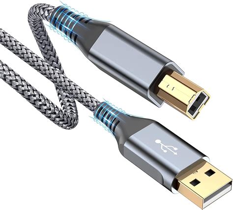 Cable Matters USB 3.1 Type C USB-C to Type B USB-B Cable in Black 3.3 ...