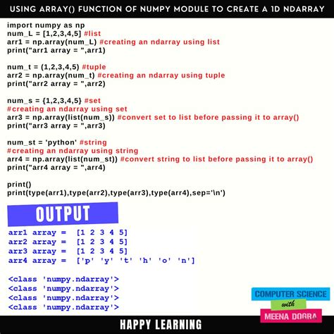Image result for Numpy in Python by Durga Sir