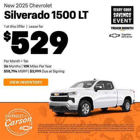 New Chevrolet Vehicle Specials In Carson | Chevrolet of Carson