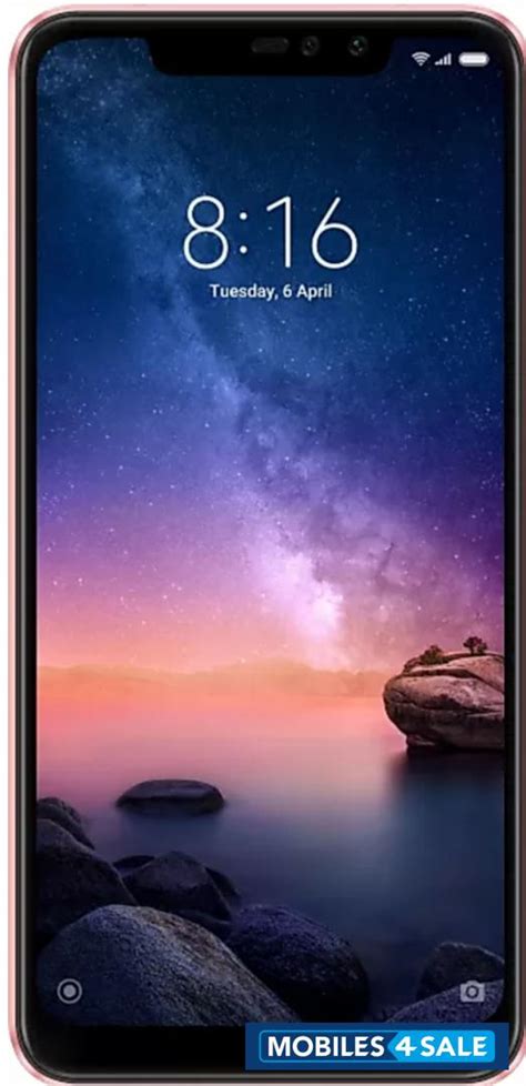 Used 2019 Xiaomi Redmi note 6 pro for sale in Sonbhadra. Rose Gold ...