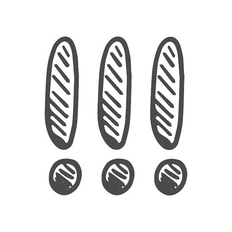 Wykrzyknik wektor szkic ikona na białym tle | Wektor Premium