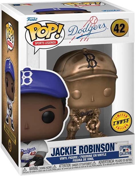 Buy Funko Pop! Icons! Jackie Robinson Gold Chase Figure Online at ...