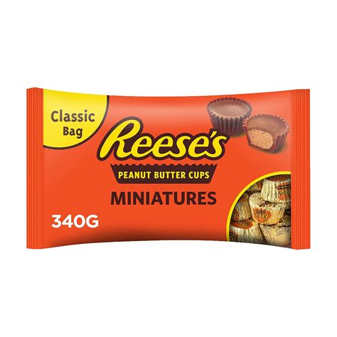 Reese's Peanut Butter Cups Miniatures, 340 g : Amazon.in: Grocery ...