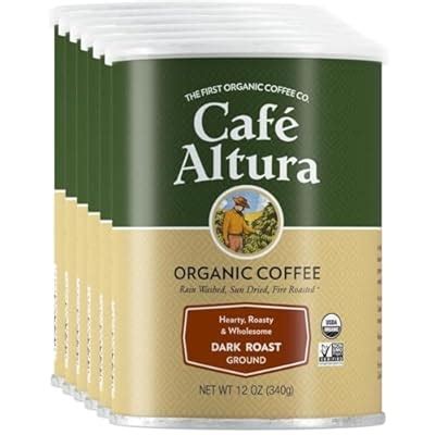 Cafe Altura Ground Organic Coffee, Dark Roast, 12 oz India | Ubuy