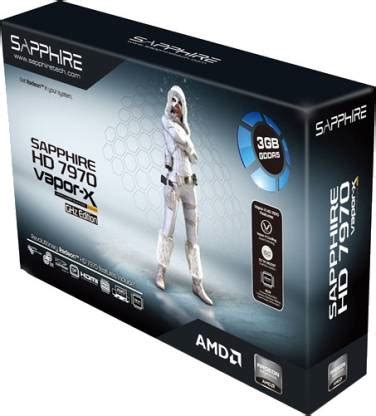 Sapphire AMD/ATI HD 7970 DDR5 Vapor-X 3 GB 3 GB GDDR5 Graphics Card ...