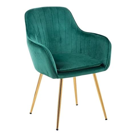 Velvet Sleek Lounge Chair Green – Nestroots