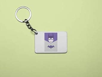 RESELLBEE Batwoman (BG Violet) - Printed acrylic animated Keychain ...