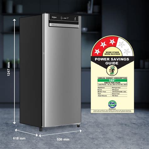 Whirlpool 192L Vitamagic Pro Refrigerator – Auto Defrost & Zeolite ...