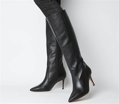 Sale > genuine leather knee high boots > in stock