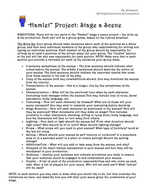 Hamlet Project 的图像结果