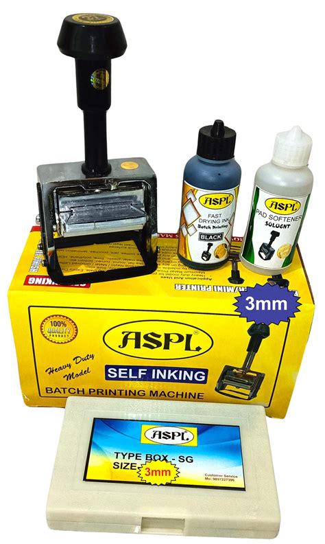 ASPL (3MM-356 Original Hand Batch Coding and Date Printing Machine on ...