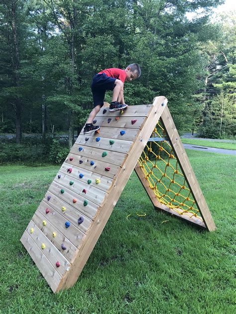 Children's Climbing Wall | Etsy | Diy playground, Backyard playground, Diy backyard