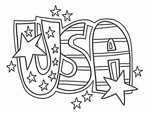 Usa Coloring Pages - MIT Printable