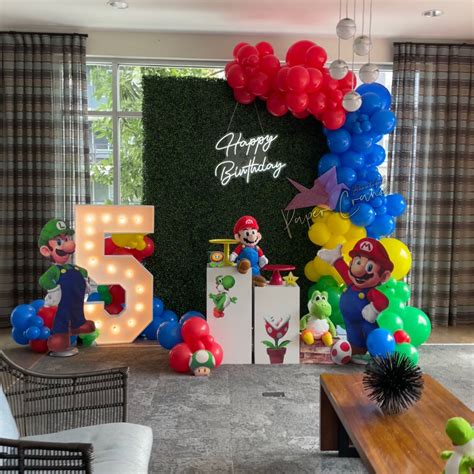 Super Mario Bros Birthday Party Ideas