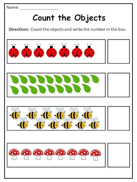 Counting Worksheets Free Printable - astra.edu.pl