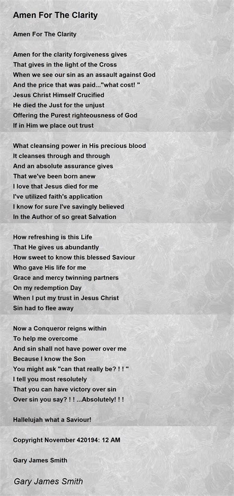 Why Are You My Clarity Lyrics