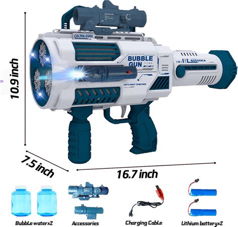 VERSDITAS Automatic Gatling Bubble Gun,That Produces Thousands India | Ubuy