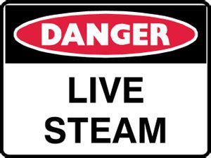 SRG INFOTECH danger live steam Emergency Sign Price in India - Buy SRG ...