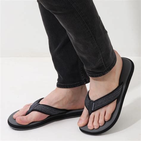 Denim Grey Slippers for Men – Stylish Comfort for Daily Wear (AN2)