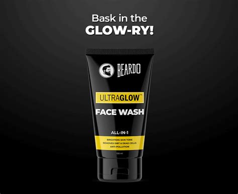 Buy BEARDO ULTRAGLOW FACEWASH FOR MEN - 100 ML Online & Get Upto 60% ...