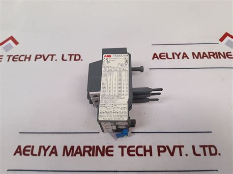 Abb Ta25Du-xm Thermal Overload Relay 18-25A – Aeliya Marine Tech