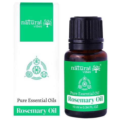 Natural Vibes Rosemary Pure Essential Oil | Hair Growth | Hair Fall ...