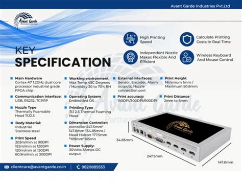 Online Thermal Inkjet Printer - T700E Online inkjet thermal inkjet ...