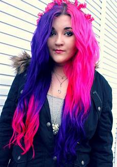 Half Hair Dye Ideas by 1000 Ideas About Two Toned Hair On Peruvian Hair Half Hair Dye Ideas