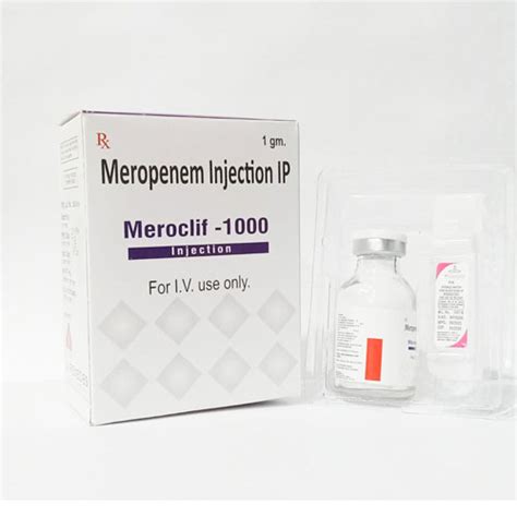 MEROCLIF-1000 Injection S.A. Remedies