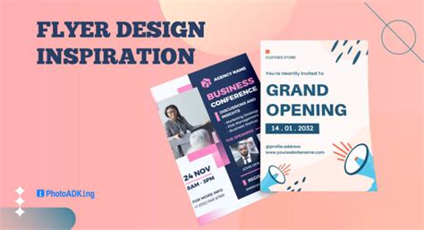 Flyer Design Inspiration and Examples