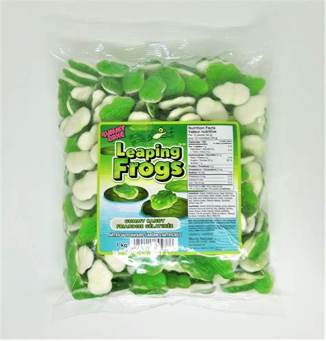 Gummy Zone Leaping Frogs Gummy Candy 1kg (2.2lbs)