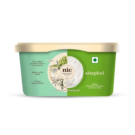 NIC Sitaphal Ice Cream, 500 ml : Amazon.in: Grocery & Gourmet Foods