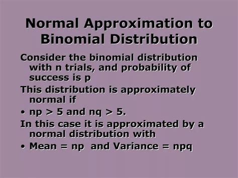 Image result for Normal Approximation Formula