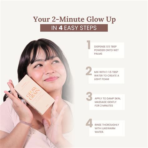 Suroskie Glow Grain Rice Enzyme Cleanser - Gentle Exfoliation, Refine