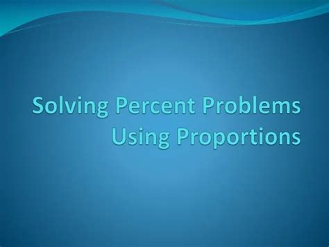 Image result for Solving Percent Problems Using Proportions