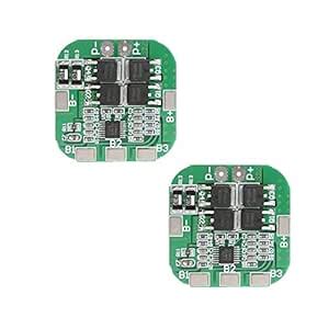 Comidox 2PCS 4S 20A 14.8V Li-ion Lithium 18650 Battery BMS PCM ...