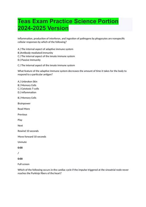 Image result for Teas Science Practice