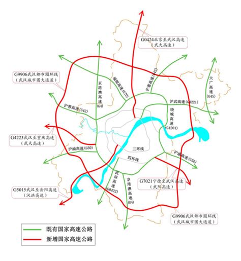 2021年武汉新版地图发布 中心城区的划定很明确 - 武汉热线