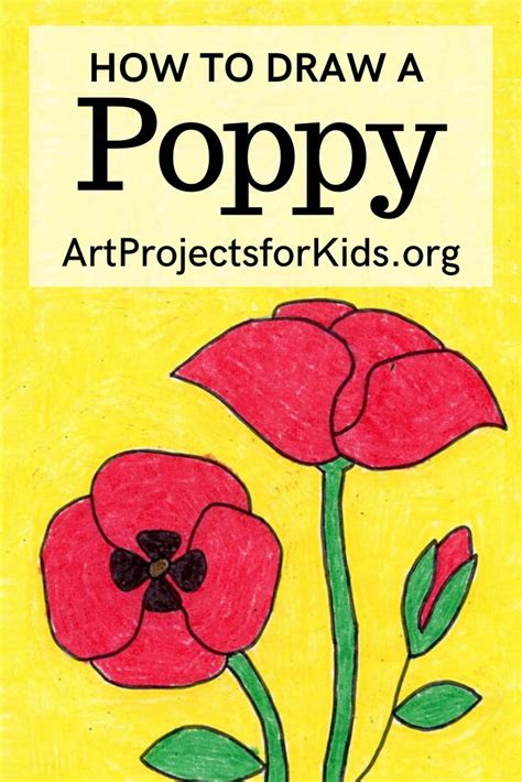 Image result for Easy Draw Poppy