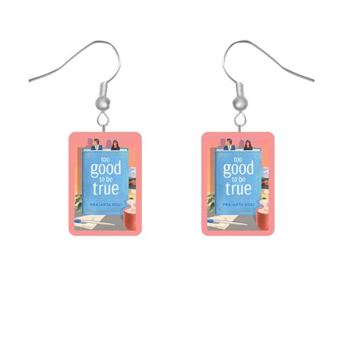 Miniature Book Cover Earrings – TuneeManee