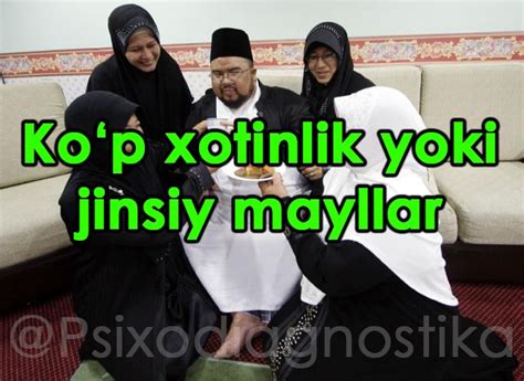 KOʻP XOTINLIK (POLIGAMIYA) YOKI JINSIY MAYLLAR HAQIDA. — Teletype