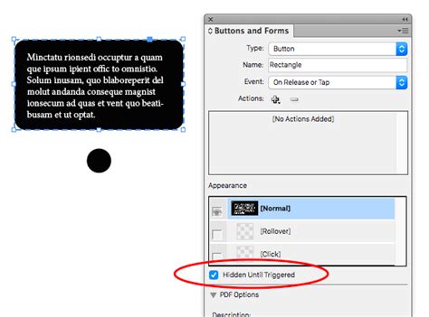 Rezultat imagine pentru How to Button Tool in InDesign